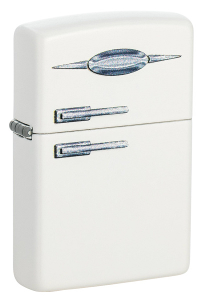 Зажигалка ZIPPO Retro Fridge Design с покрытием White Matte 49636