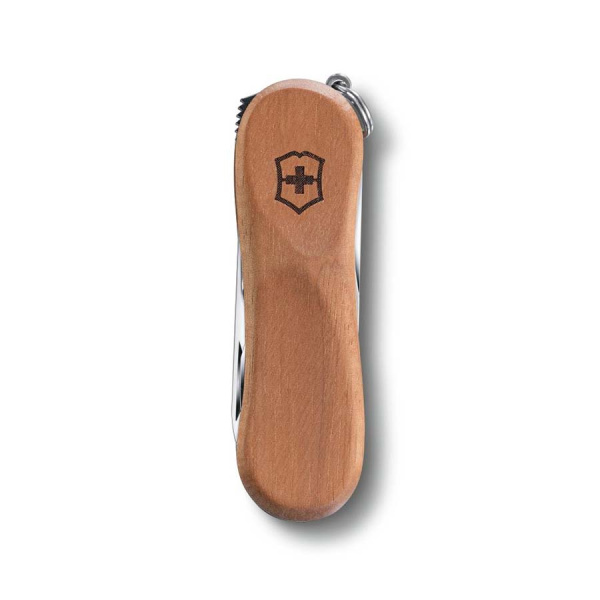 Нож-брелок VICTORINOX NailClip Wood 580, 65 мм, 6 функций, деревянная рукоять