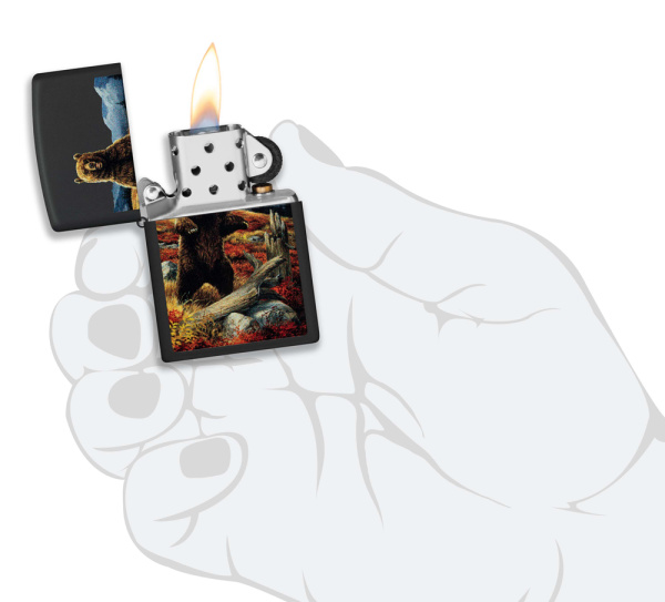 Зажигалка ZIPPO Linda Picken с покрытием Black Matte 48597