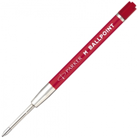 Стержень для шариковой ручки Parker QuinkFlow Basic Z09: M, красный, 2шт