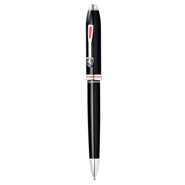 Шариковая ручка Cross Townsend - Ferrari Glossy Black Lacquer/Rhodium