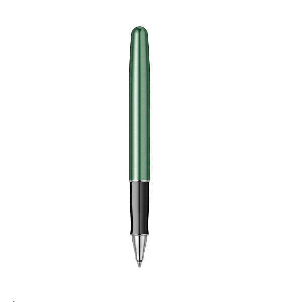 Ручка-роллер Parker "Sonnet Sand Blasted Metal&Green Lacquer"