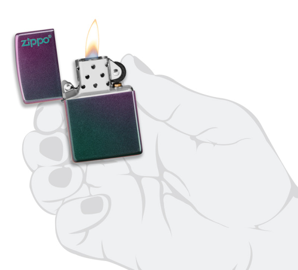 Зажигалка ZIPPO Logo с покрытием Iridescent 49146ZL