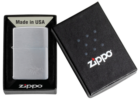 Зажигалка ZIPPO с покрытием Brushed Chrome 29684