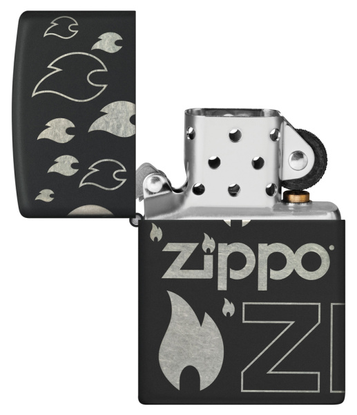 Зажигалка ZIPPO Classic с покрытием Black Matte 48908