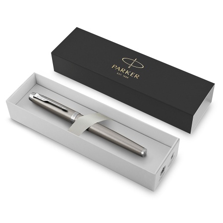 Перьевая ручка Parker IM Essential F319 - Brushed Metal CT