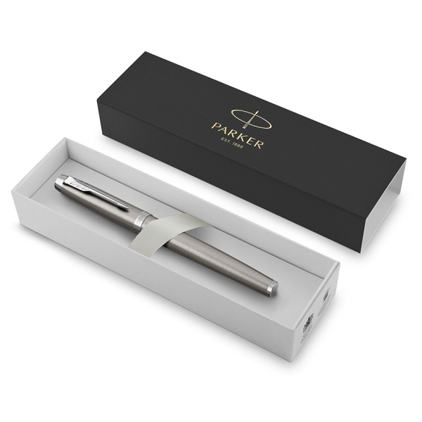 Перьевая ручка Parker IM Essential F319 - Brushed Metal CT