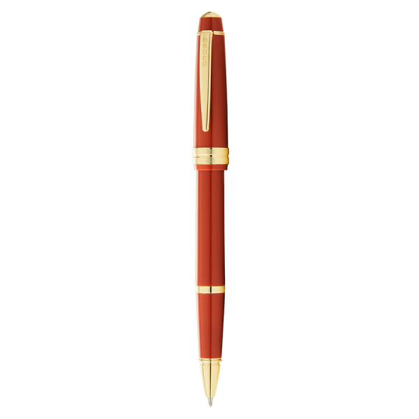 Ручка-роллер Cross Bailey - Light Polished Amber Resin and Gold Tone