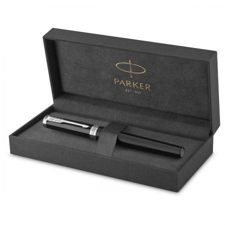 Ручка-роллер Parker "Ingenuity Black CT" черная