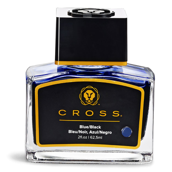 Чернила (флакон) Cross, сине-черный, 62,5 мл