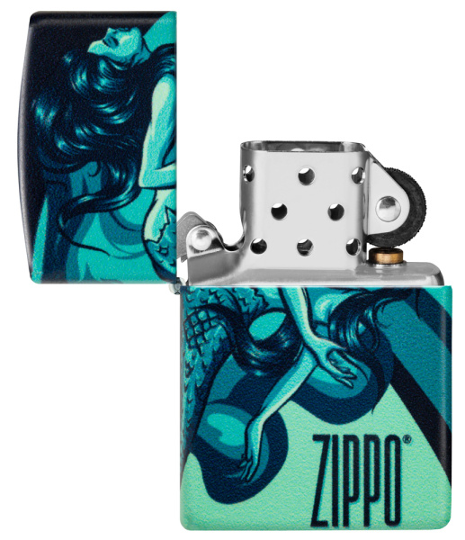 Зажигалка ZIPPO Mermaid Design с покрытием 540 Matte 48605