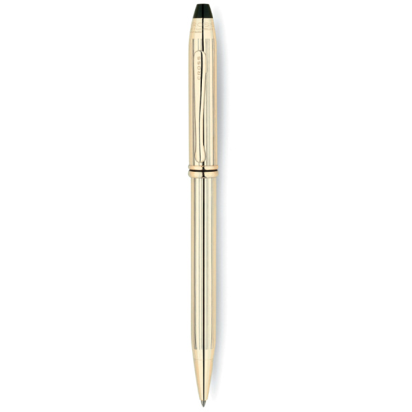 Ручка шариковая Cross TOWNSEND-10 KARAT ROLLED GOLD
