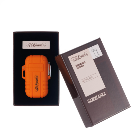 Зажигалка S.Quire газовая FL012-Orange