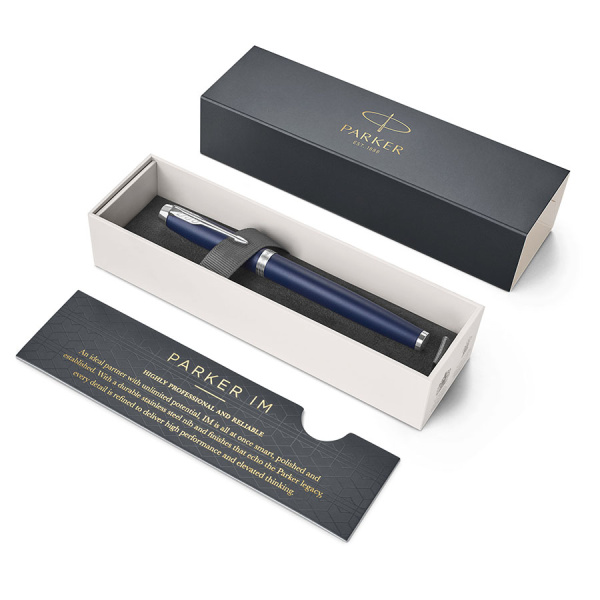 Ручка перьевая Parker IM Core Matte Blue CT