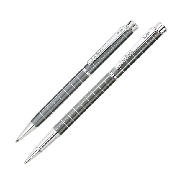 Набор подарочный Pierre Cardin Pen&Pen - Gray, ручка шариковая + ручка роллер