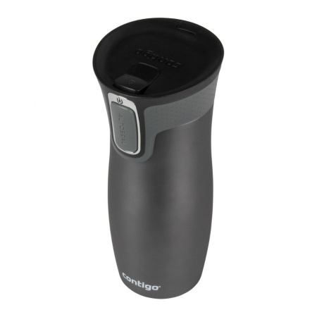 Термокружка CONTIGO WEST LOOP GUNMETAL TRANSPARENT MATTE (470 мл)
