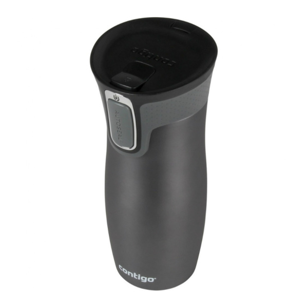 Термокружка CONTIGO WEST LOOP GUNMETAL TRANSPARENT MATTE (470 мл)