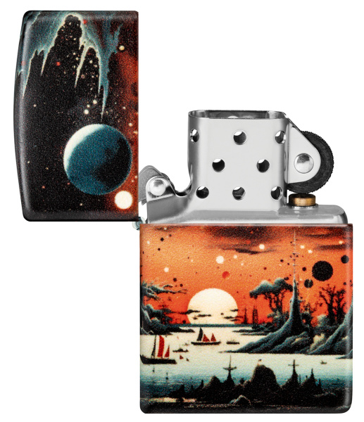 Зажигалка ZIPPO Galactic Landscape Design с покрытием 540 Matte 46254