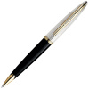 Ручка шариковая Waterman CARENE DE LUXE BLACK/SILVER
