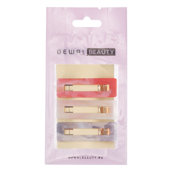 Заколка для волос Dewal Beauty 3 шт/ уп. 3007BD