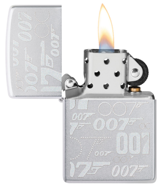 Зажигалка ZIPPO James Bond™ с покрытием Satin Chrome 48735
