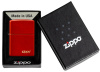 Зажигалка ZIPPO Classic с покрытием Metallic Red 49475ZL