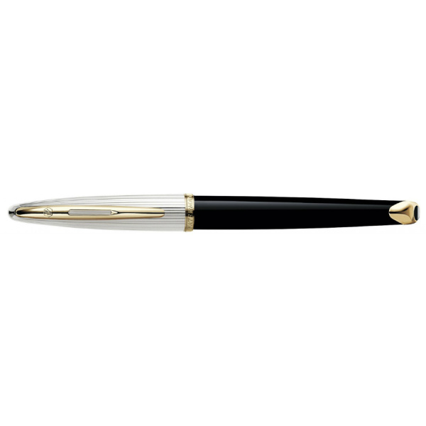 Ручка перьевая Waterman CARENE BLACK SILVER GT