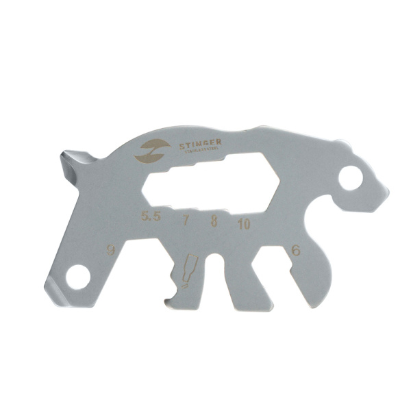 Мини-мультитул карманный Stinger BER028-SB