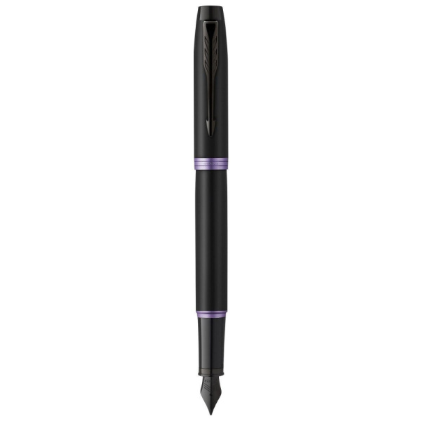 Перьевая ручка Parker IM Vibrant Rings F315 Amethyst Purple PVD, M