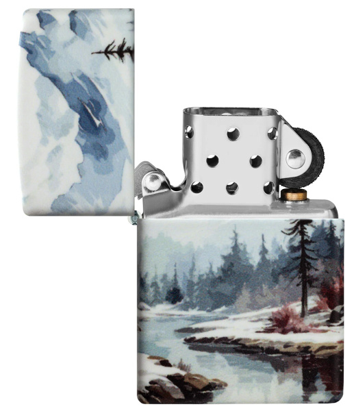 Зажигалка ZIPPO Frozen Valley с покрытием 540 Matte 46702