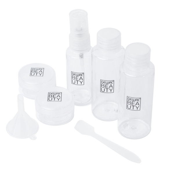 Дорожный набор баночек для путешествий Dewal Beauty DBTS5S