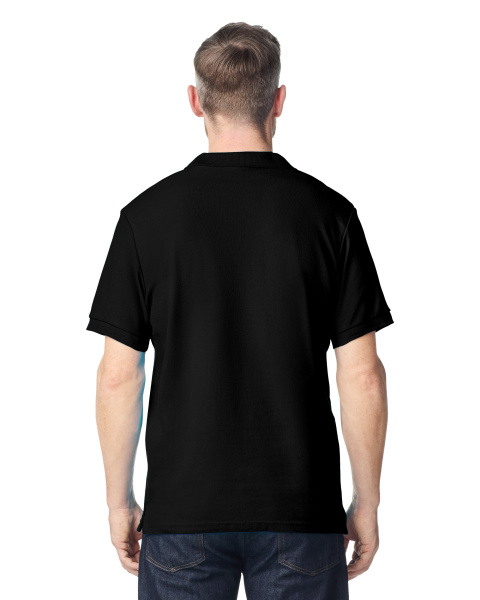 Футболка поло PREMIUM COTTON ADULT DOUBLE PIQUE, ЧЕРНЫЙ S