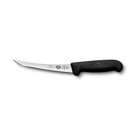 Нож Victorinox обвалочный, лезвие 15 см гибкое, черный