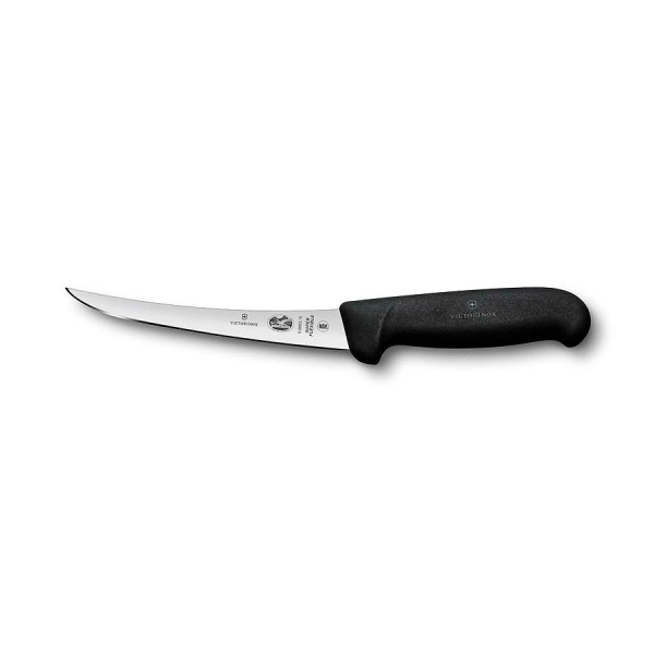 Нож Victorinox обвалочный, лезвие 15 см гибкое, черный