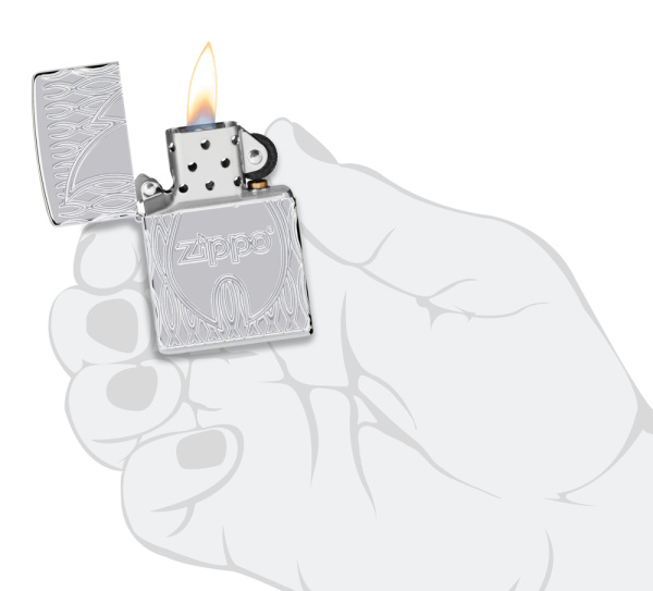 Зажигалка ZIPPO Armor® с покрытием High Polish Chrome 48838