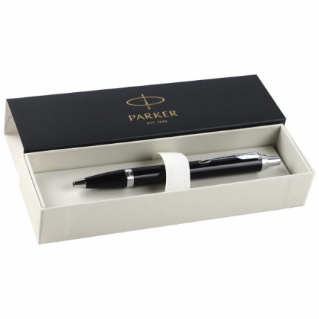 Ручка шариковая Parker IM Core Black Lacquer CT
