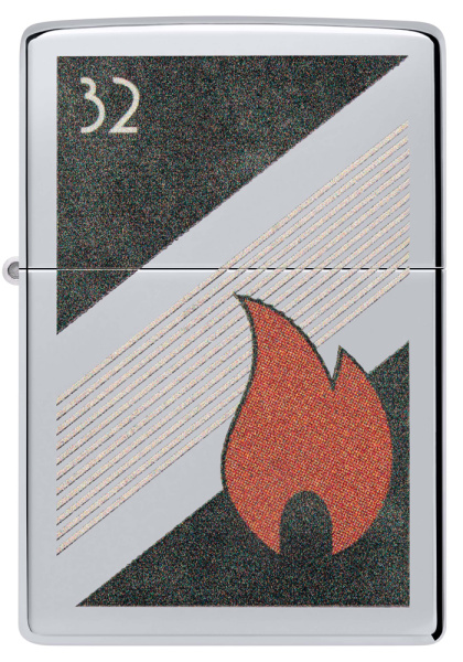 Зажигалка ZIPPO Vintage с покрытием High Polish Chrome 48623