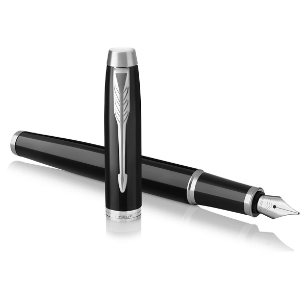 Ручка перьевая Parker  IM Core Black Lacquer CT