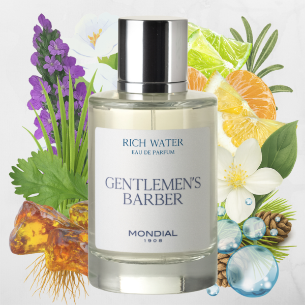 Парфюмерная вода MONDIAL «Роскошная вода» серии «Барбер для джентльменов» | Rich Water Gentlemen's Barber Eau de Parfum EP-RIW-18