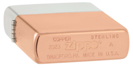 Зажигалка ZIPPO Bimetal с двойным металлическим покрытием 48694