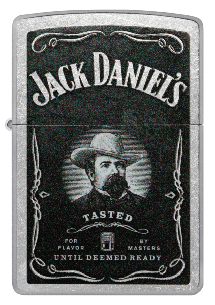 Зажигалка ZIPPO Jack Daniels® с покрытием Street Chrome 48748