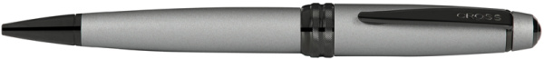 Шариковая ручка Cross Bailey Matte Grey Lacquer. Цвет - серый.