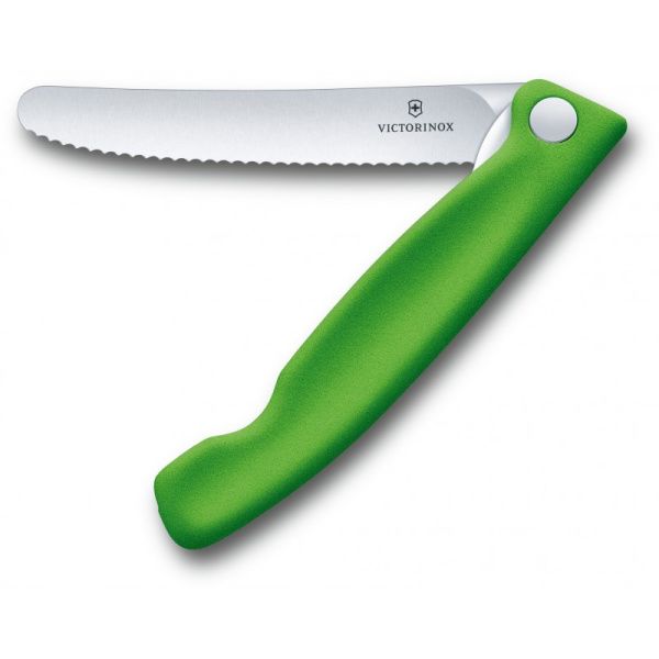 Нож складной для овощей Swiss Classic 11 см VICTORINOX Салатовый