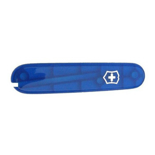 Передняя накладка для ножей VICTORINOX 91 мм, пластиковая, полупрозрачная синяя