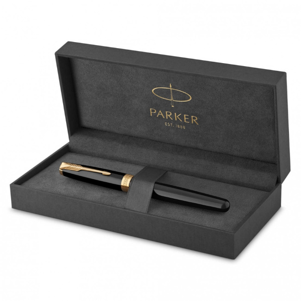 Перьевая ручка Parker Sonnet Core F539 LaqBlack GT, F