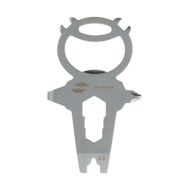 Мини-мультитул карманный Stinger NGL040-SB