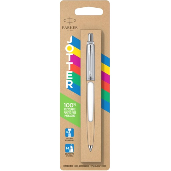 Шариковая ручка Parker Jotter Originals K60 - White CT, M