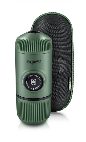 Портативная эспрессо машина Nanopresso Moss Green + Case