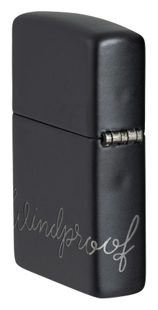 Зажигалка ZIPPO Classic с покрытием Black Matte 48979