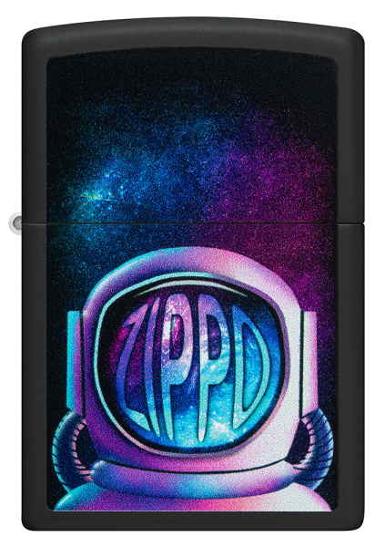 Зажигалка ZIPPO Astronaut с покрытием Black Matte 49773